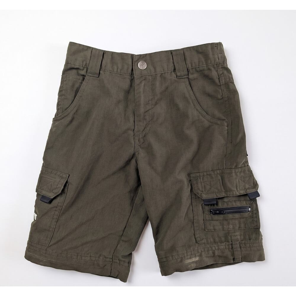 Vintage Lee Pipes Olive Green Cargo Shorts, Boy's Size 5R, 90s Skate Style